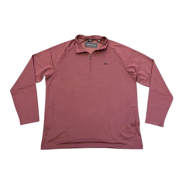 New with Tag Travis Mathew Valiant mens long sleeve 1/3 zip pullover size L & XL - Picture 10 of 15